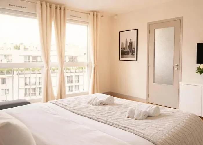 公寓 Porte De Versailles - Premium With Eiffel Tower View And Lift *