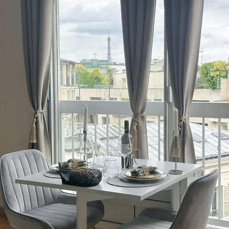 Apartman Brand-new With Eiffel Tower View *