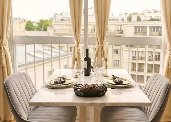 Lägenhet Porte De Versailles - Premium With Eiffel Tower View And Lift *