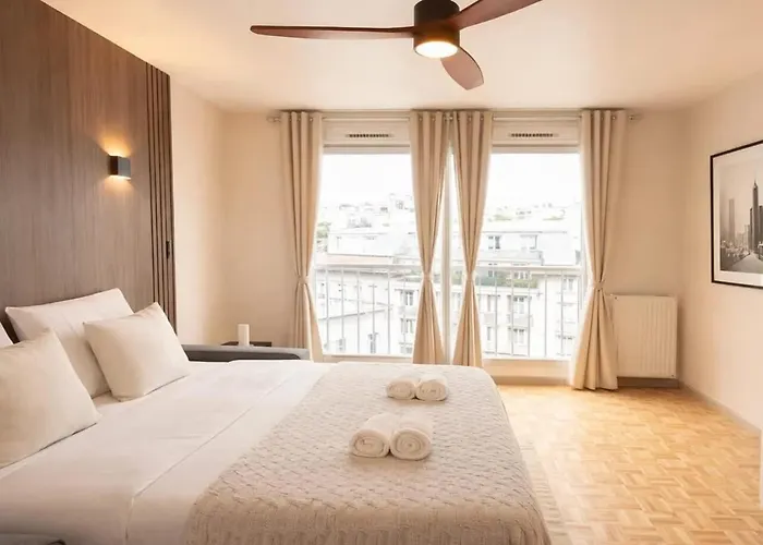 Porte De Versailles - Premium With Eiffel Tower View And Lift Lägenhet